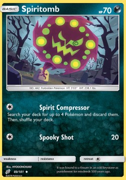 Spiritomb TEU-89 Uncommon Deutsch