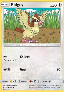 Pidgey TEU-121 Common Deutsch