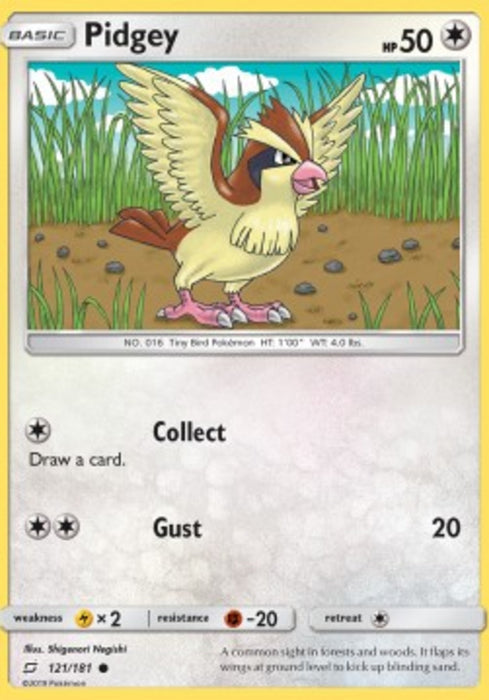 Pidgey TEU-121 Common Deutsch