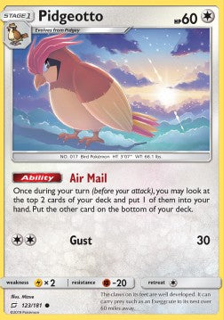 Pidgeotto TEU-123 Common Deutsch
