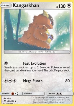 Kangaskhan TEU-128 Uncommon Deutsch