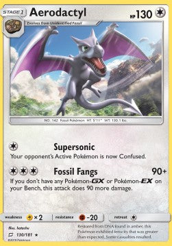 Aerodactyl TEU-130 Rare Italienisch