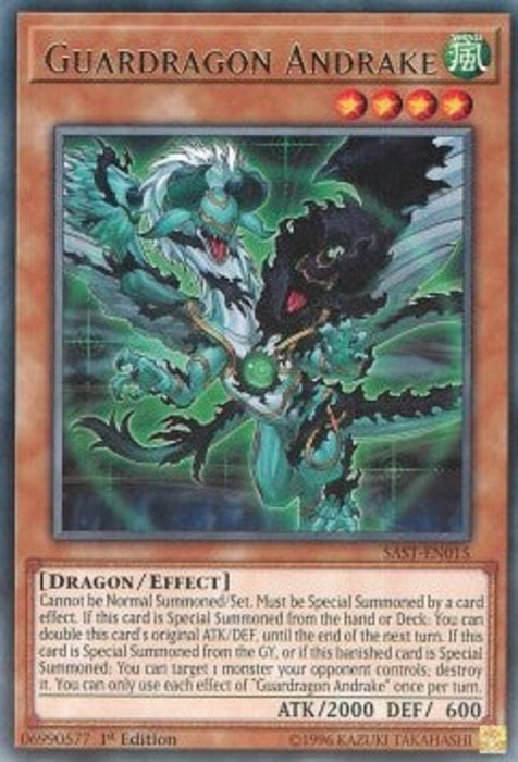 Guardragon Andrake SAST-EN015 Rare Englisch
