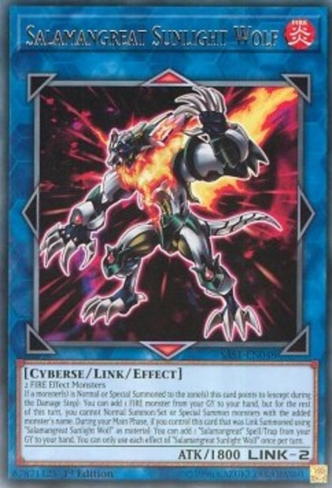 Salamangreat Sunlight Wolf SAST-EN048 Rare Englisch