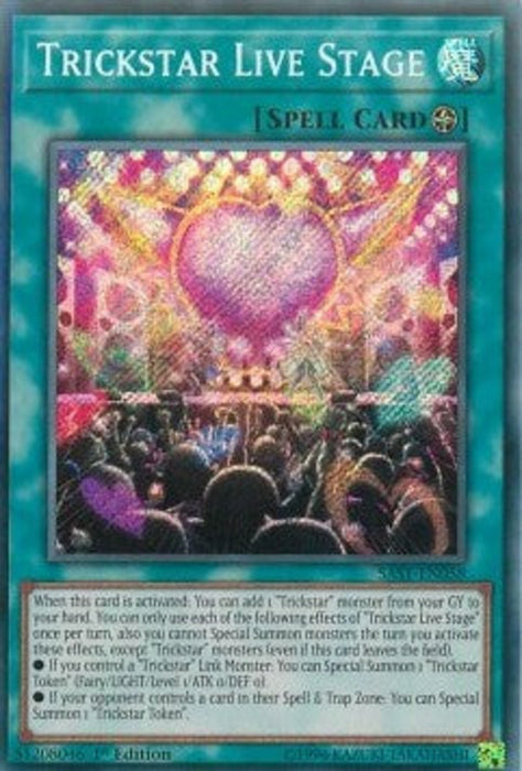 Trickstar Live Stage SAST-EN058 Secret Rare Englisch