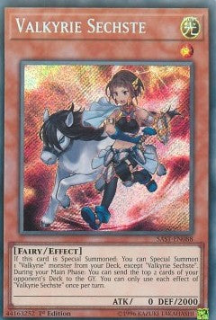 Valkyrie Sechste SAST-EN088 Secret Rare Englisch