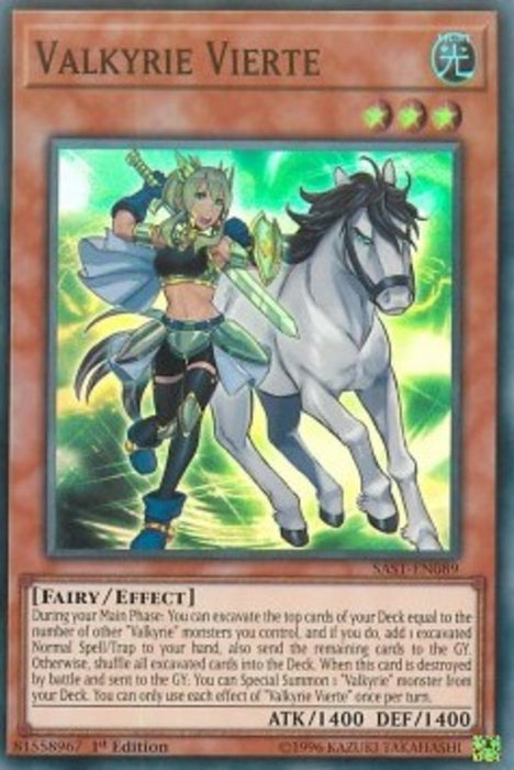 Valkyrie Vierte SAST-EN089 Super Rare Englisch