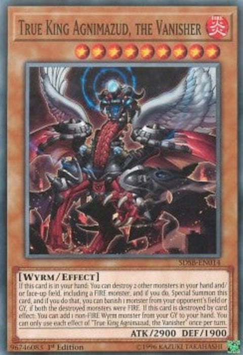 True King Agnimazud, the Vanisher SDSB-EN014 Common Englisch