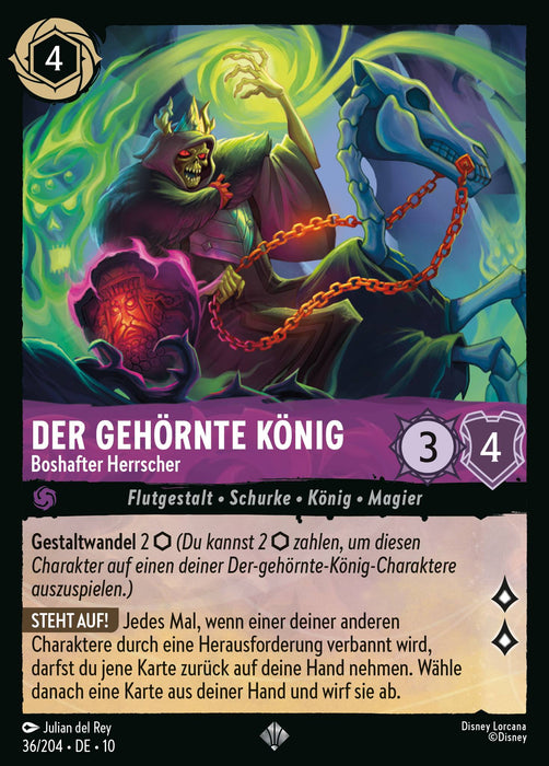 Der gehörnte König - Boshafter Herrscher (V.1) 10WHI-036 Super Rare Deutsch
