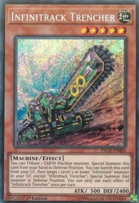 Infinitrack Trencher INCH-EN005 Secret Rare Englisch