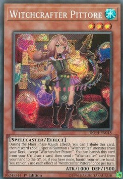 Witchcrafter Pittore INCH-EN015 Secret Rare Englisch