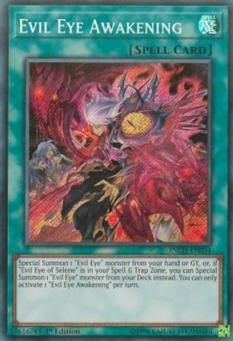 Evil Eye Awakening INCH-EN034 Secret Rare Englisch