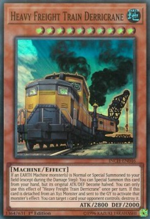 Heavy Freight Train Derricrane INCH-EN046 Super Rare Englisch