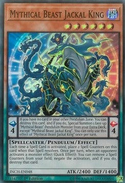 Mythical Beast Jackal King INCH-EN048 Super Rare Englisch