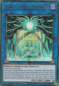 Crowley, the First Propheseer DUPO-EN028 Ultra Rare Englisch