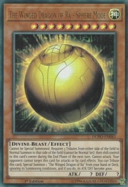 The Winged Dragon of Ra - Sphere Mode DUPO-EN045 Ultra Rare Englisch