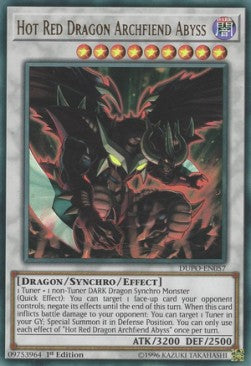 Hot Red Dragon Archfiend Abyss DUPO-EN057 Ultra Rare Englisch