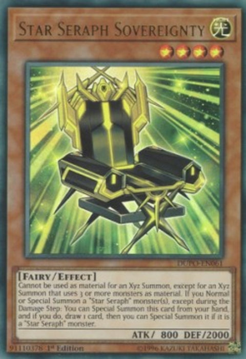 Star Seraph Sovereignty DUPO-EN061 Ultra Rare Englisch