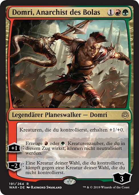 Domri, Anarchist des Bolas WAR-191 Rare Deutsch