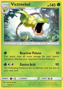 Victreebel UNB-15 Rare Englisch