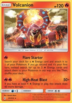 Volcanion UNB-25 Holo Rare Deutsch