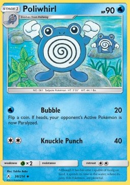 Poliwhirl UNB-38 Uncommon Englisch