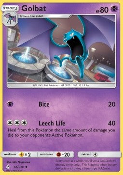 Golbat UNB-65 Uncommon Deutsch