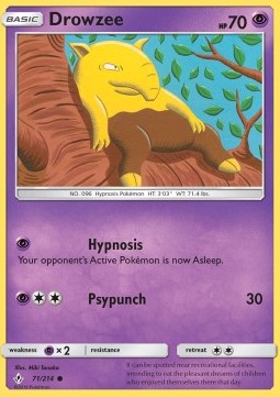 Drowzee UNB-71 Common Englisch