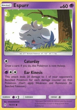 Espurr UNB-79 Common Englisch