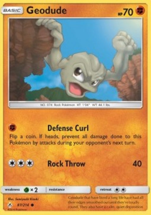 Geodude UNB-87 Common Englisch
