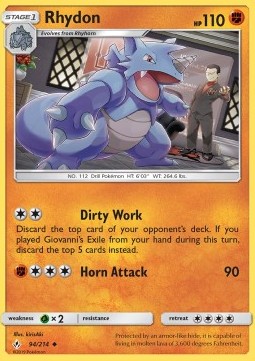 Rhydon UNB-94 Uncommon Englisch