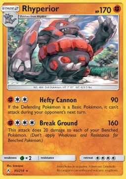 Rhyperior UNB-95 Rare Englisch