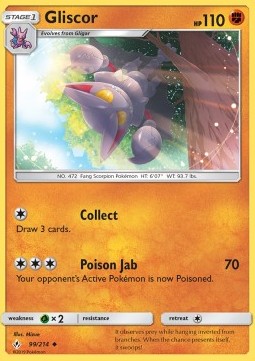 Gliscor UNB-99 Uncommon Englisch