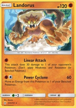 Landorus UNB-103 Holo Rare Englisch