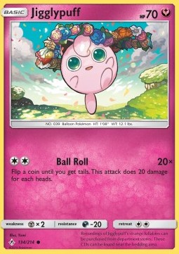 Jigglypuff UNB-134 Common Englisch