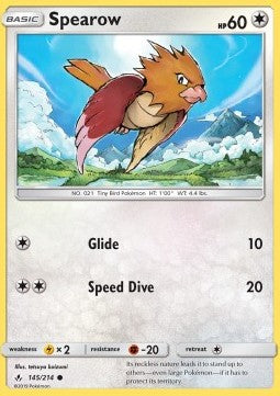 Spearow UNB-145 Common Englisch