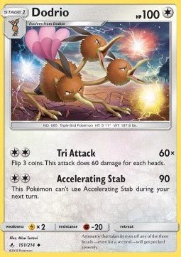 Dodrio UNB-151 Uncommon Englisch