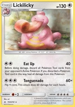 Lickilicky UNB-153 Rare Englisch
