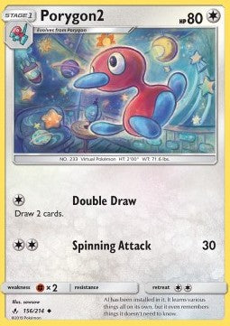 Porygon2 UNB-156 Uncommon Deutsch