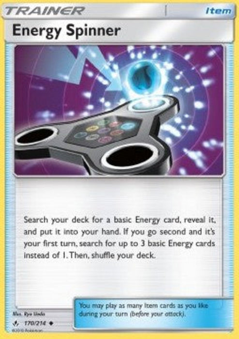 Energy Spinner UNB-170 Uncommon Englisch