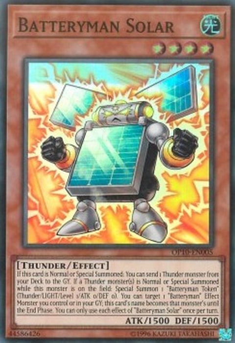 Batteryman Solar OP10-EN005 Super Rare Englisch