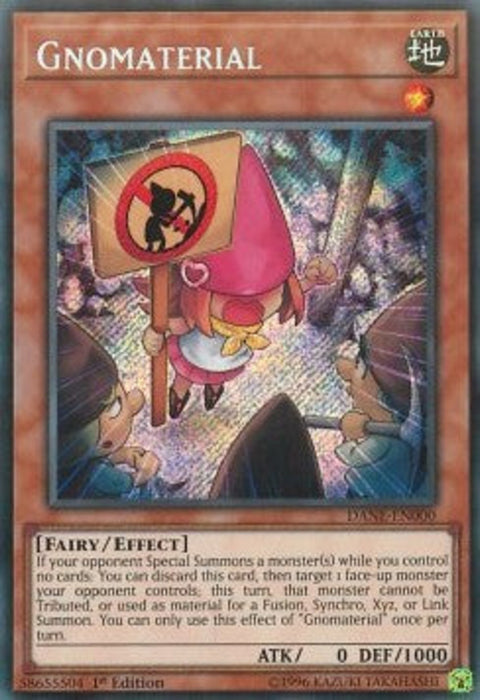 Gnomaterial DANE-EN000 Secret Rare Englisch