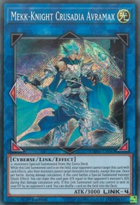 Mekk-Knight Crusadia Avramax DANE-EN047 Secret Rare Englisch