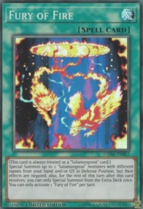 Fury of Fire DANE-ENSE2 Super Rare Englisch