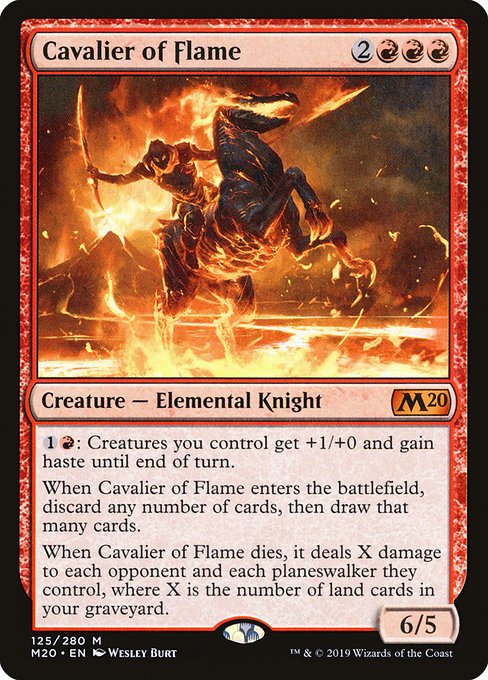 Magic: Cavalier of Flame