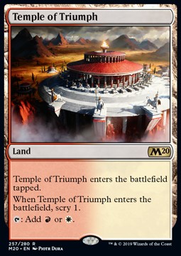 Tempel des Triumphes M20-257 Rare Deutsch