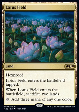 Lotus Field M20-249 Rare Französisch