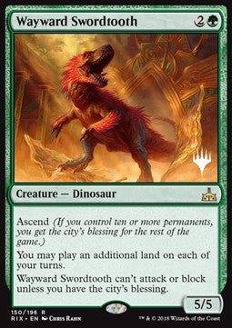 Wayward Swordtooth XM20-150 Rare Italienisch