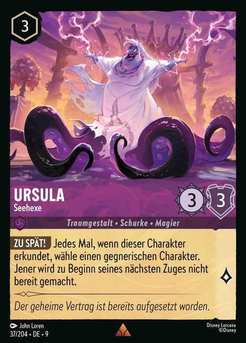 Ursula - Seehexe (V.1) 9FAB-037 Rare Deutsch