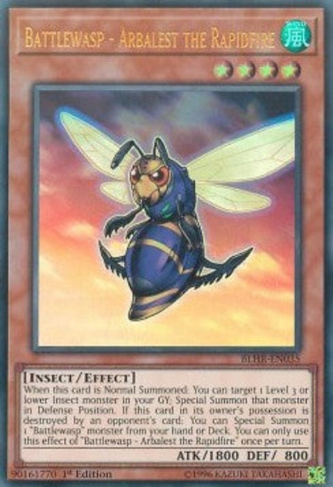 Battlewasp - Arbalest the Rapidfire BLHR-IT035 Ultra Rare Italienisch